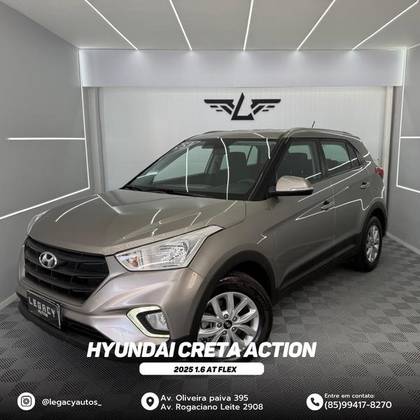 HYUNDAI CRETA 1.6 16V FLEX ACTION AUTOMÁTICO HYUNDAI CRETA 1.6 16V FLEX ACTION AUTOMÁTICO